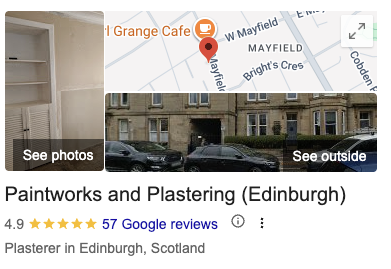 reviews for edinburgh top plasterer
